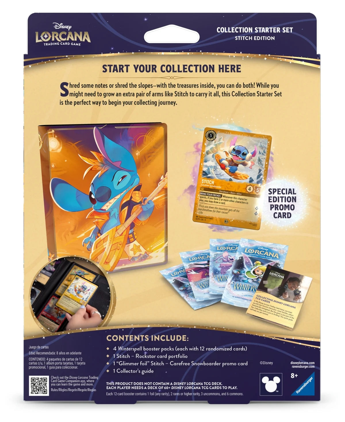 DISNEY - Lorcana -Trading Cards Collec. Starter Set Stitch Edition -EN