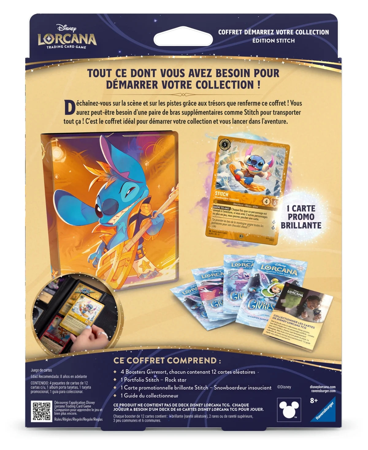DISNEY - Lorcana -Trading Cards Collec. Starter Set Stitch Edition -FR