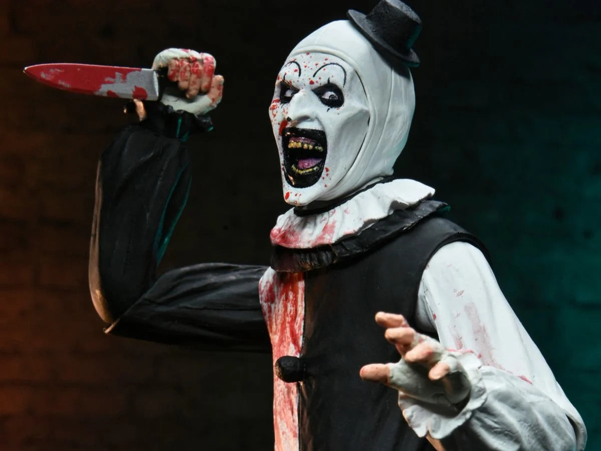 TERRIFIER 2 - Art The Clown "Blood Splattered" - Ultimate Figure 17cm
