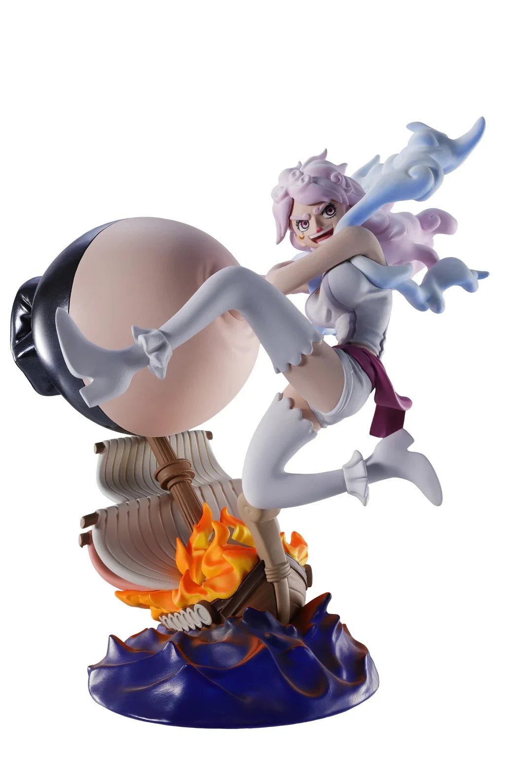 ONE PIECE - Logbox Re Birth Egghead - 4 Statue Set Petitrama 9cm