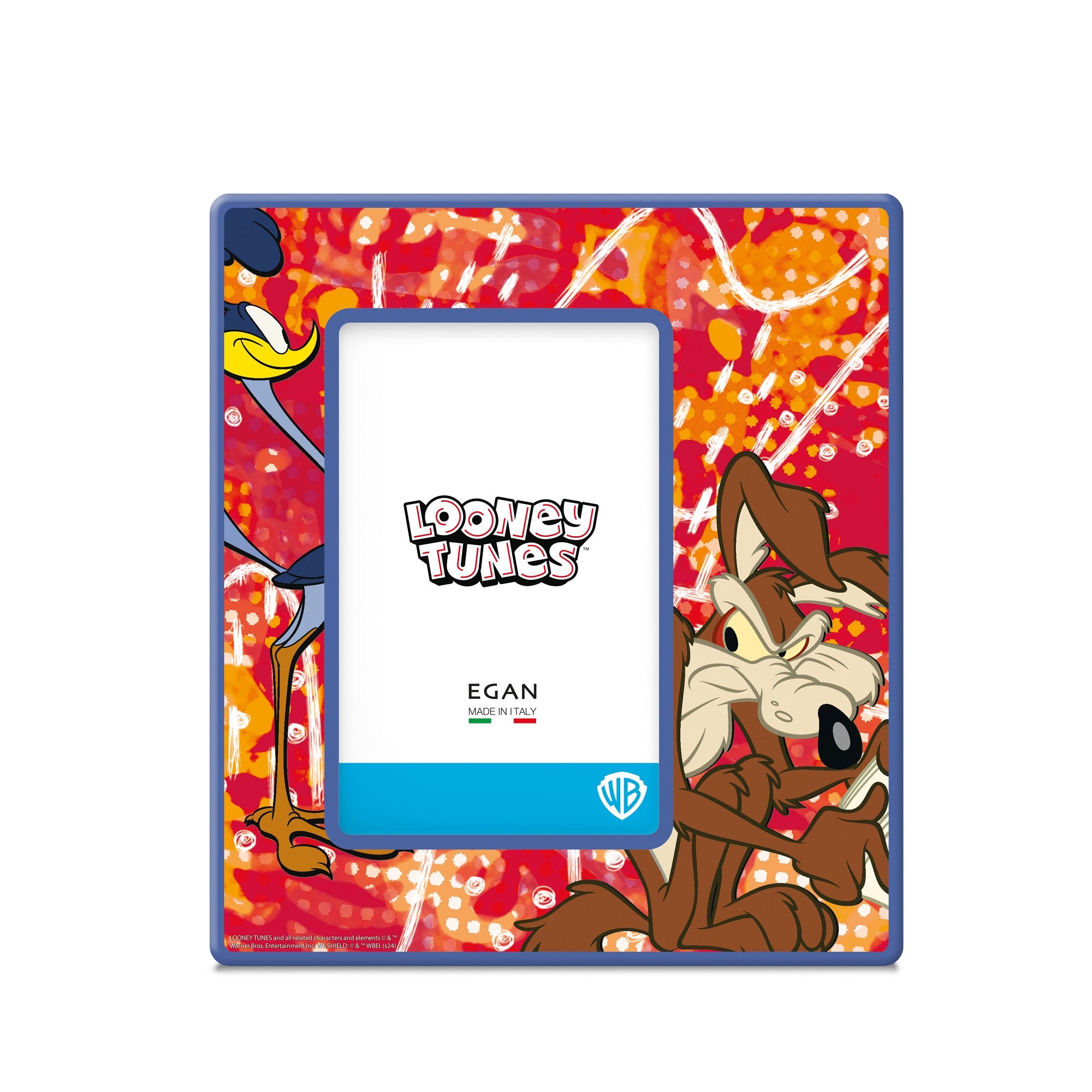 LOONEY TOONS - Ceramic Photo Frame 20x18cm - Wile Coyote & Road Runner