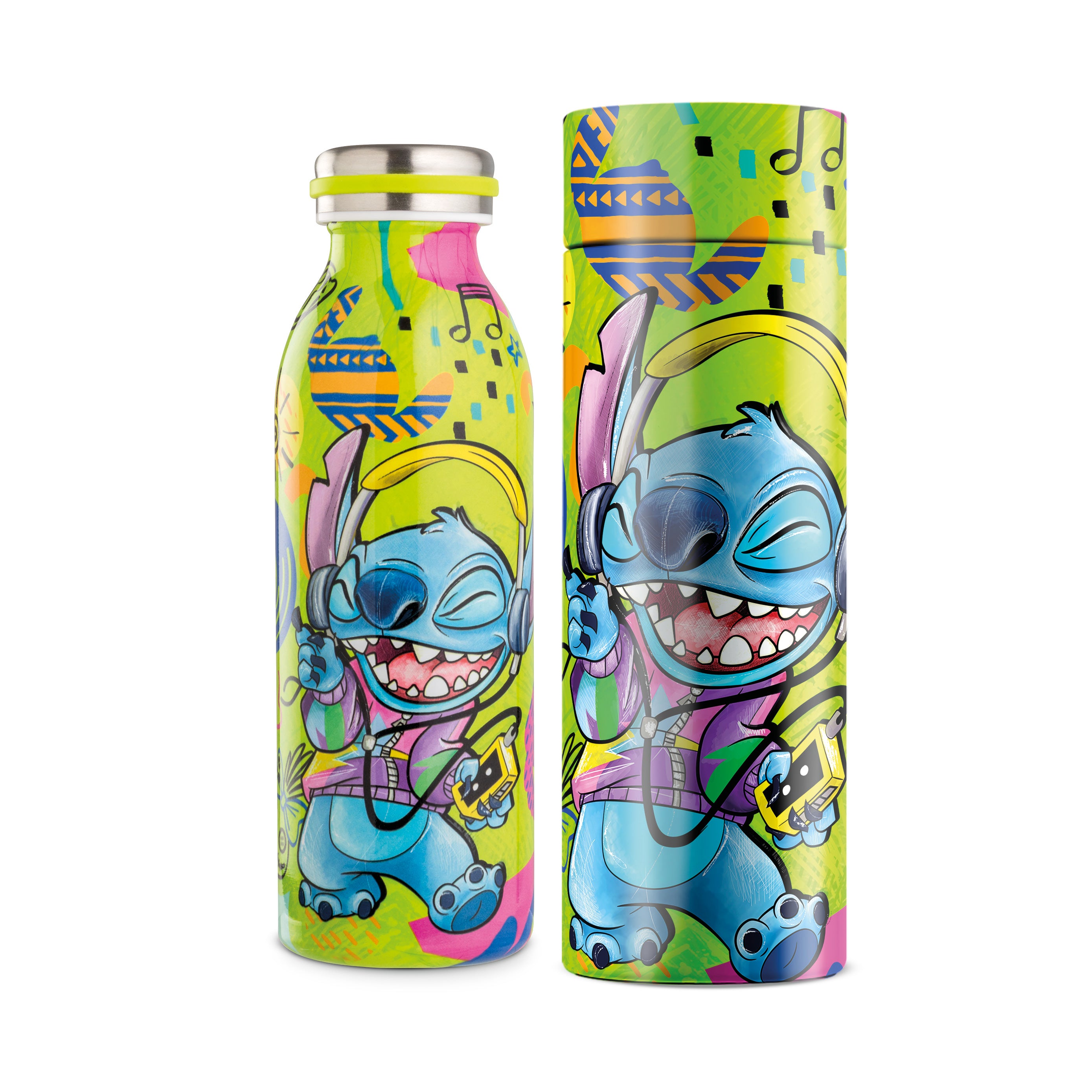 STITCH - Stainless Steel Bottle 17oz - Green