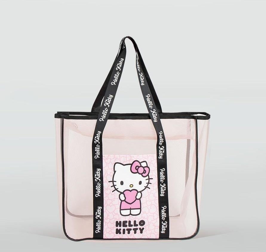 HELLO KITTY - Pink - Premium Beach Bag '62x39x20cm'