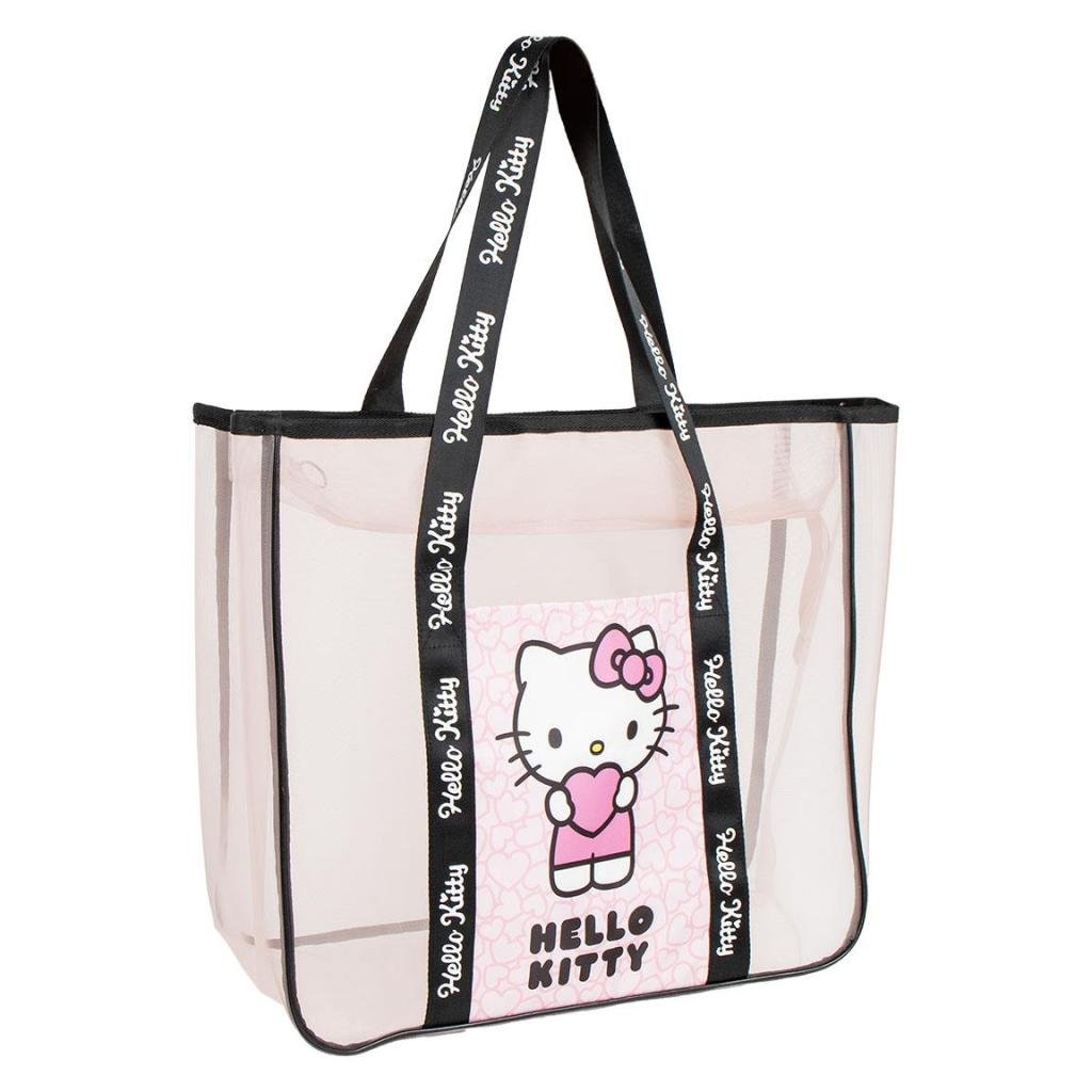 HELLO KITTY - Pink - Premium Beach Bag '62x39x20cm'