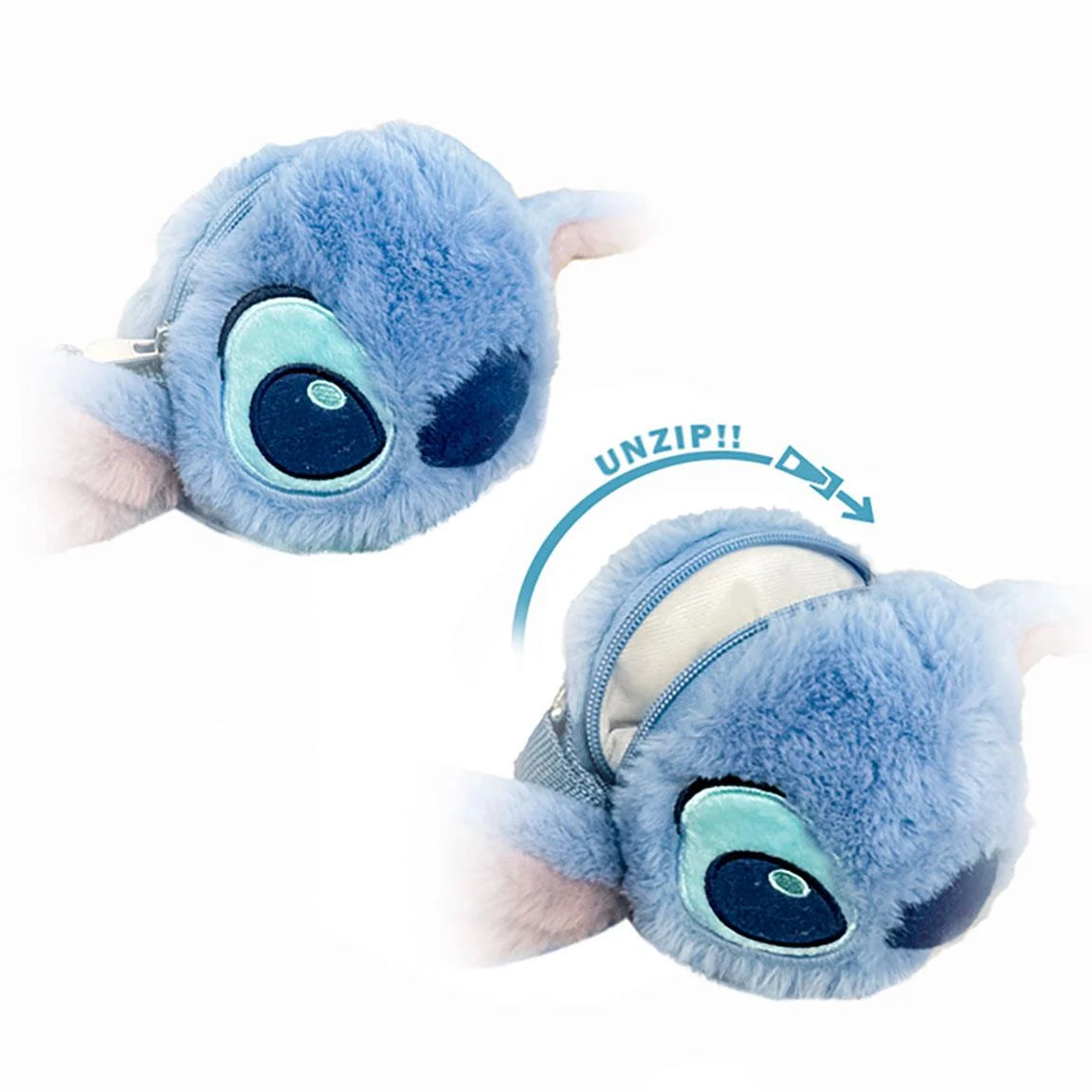 STITCH - Plush Backpack - 28x16x11cm