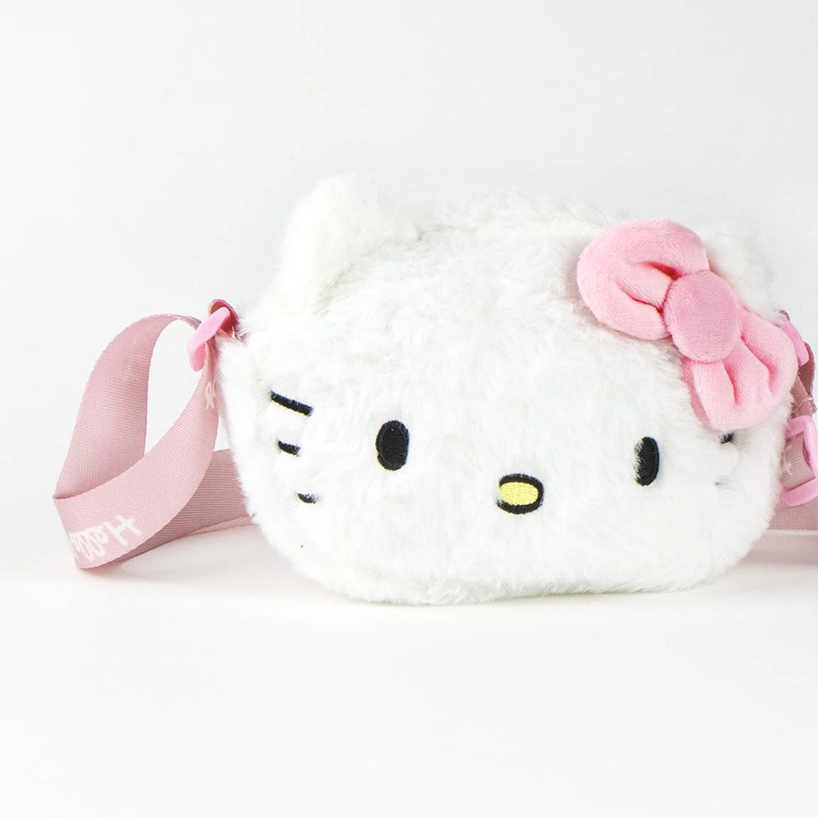 HELLO KITTY - Head -  Plush Shoulderbag - 17x14x4cm