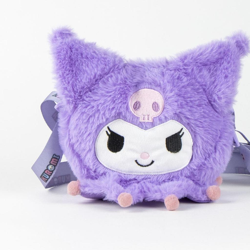 KUROMI - Head -  Plush Shoulderbag - 17x14x4cm