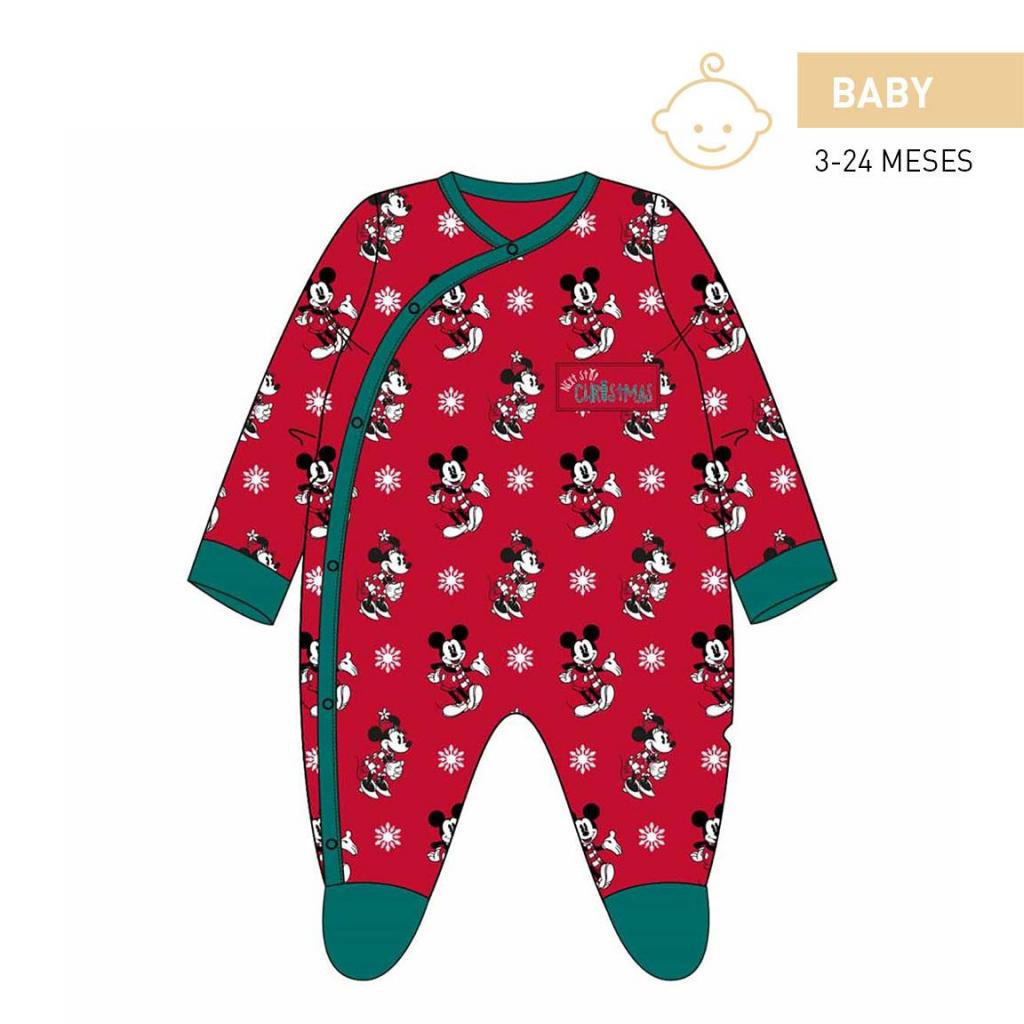 DISNEY - Mickey - Baby Jersey Romper Pyjama - (18mo)