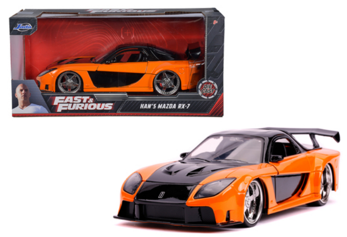 FAST & FURIOUS - Han's Mazda RX-7 - 1:24