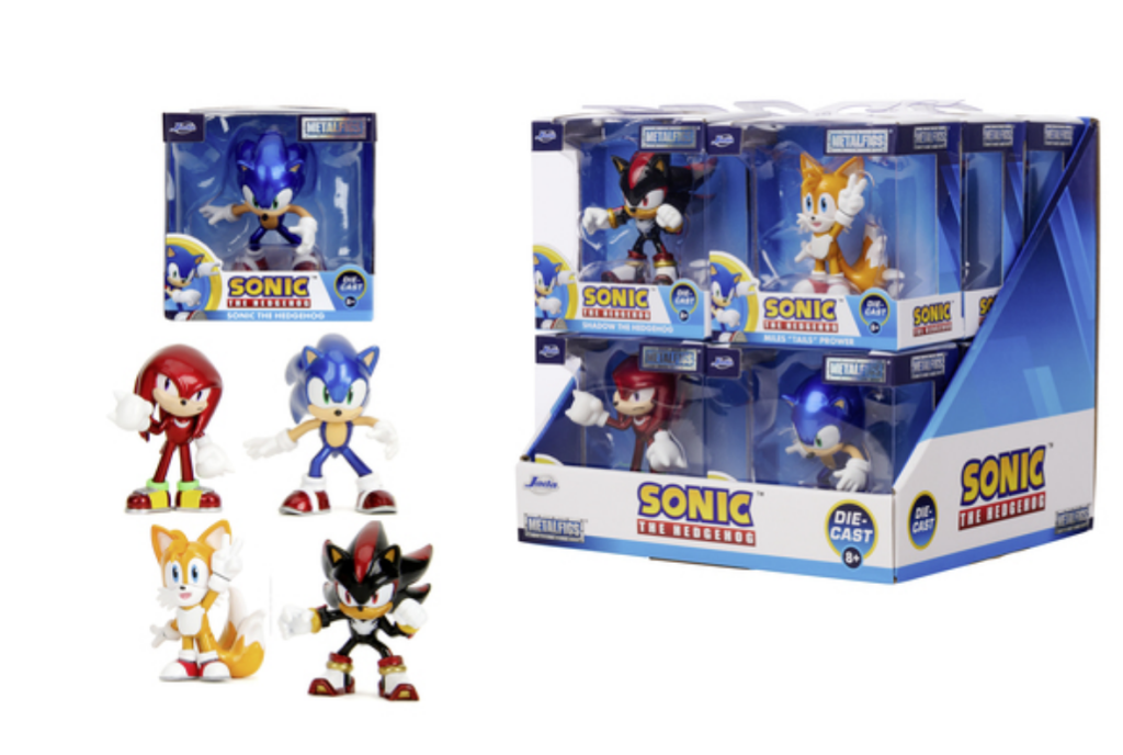 SONIC - Display of 2,5inch Figures - 4 Modèles - 12pc