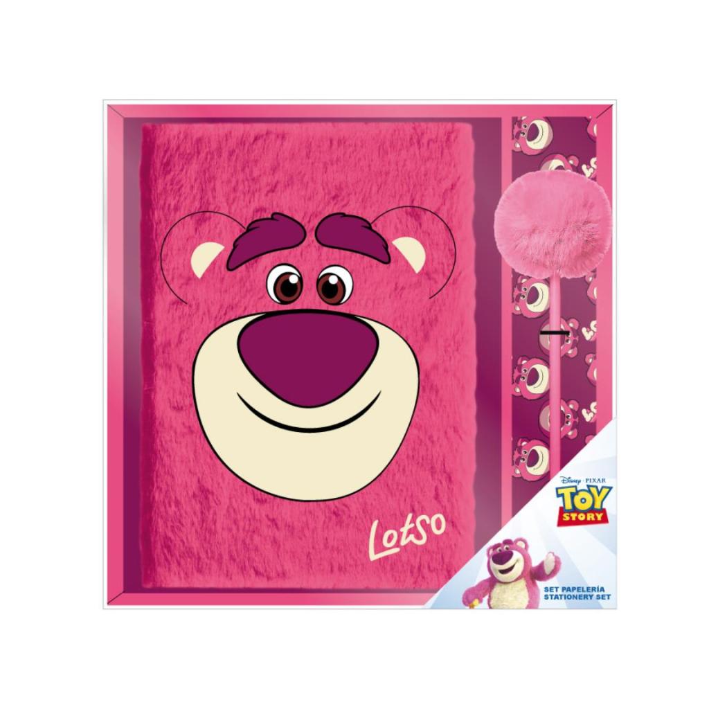 TOY STORY - Lotso - Premium Pack A5 Plush Notebook + Pen