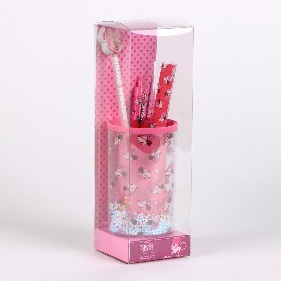 MINNIE - Stationery Set - Pencil Pot + 3pc.