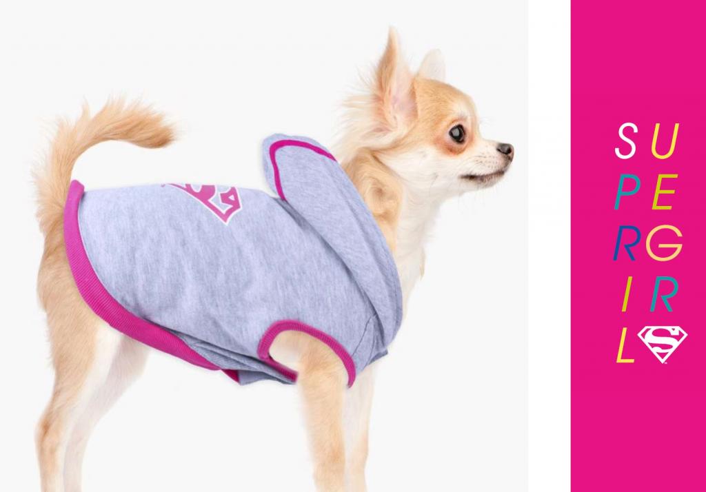 SUPERGIRL - Dog Hoodie - M