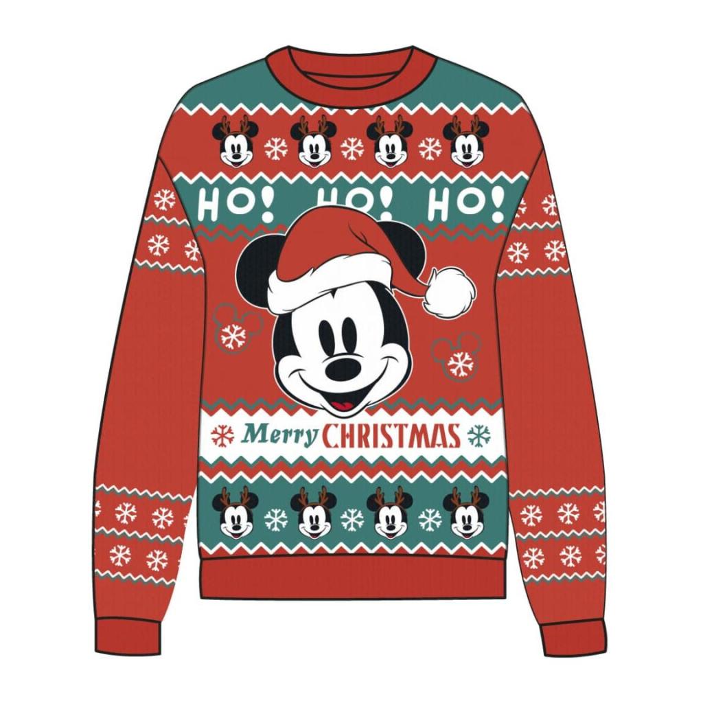 MICKEY - Ho! Ho! Ho! Merry Xmas - Christmas Jumper (2XL)