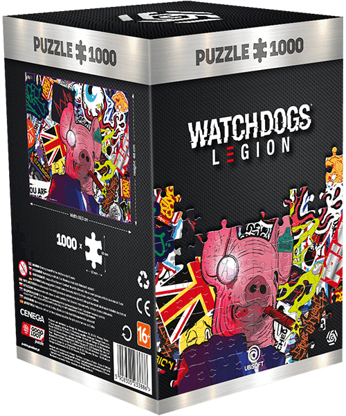 WATCH DOGS LEGION - Pig Mask - Premium Puzzle 1000P