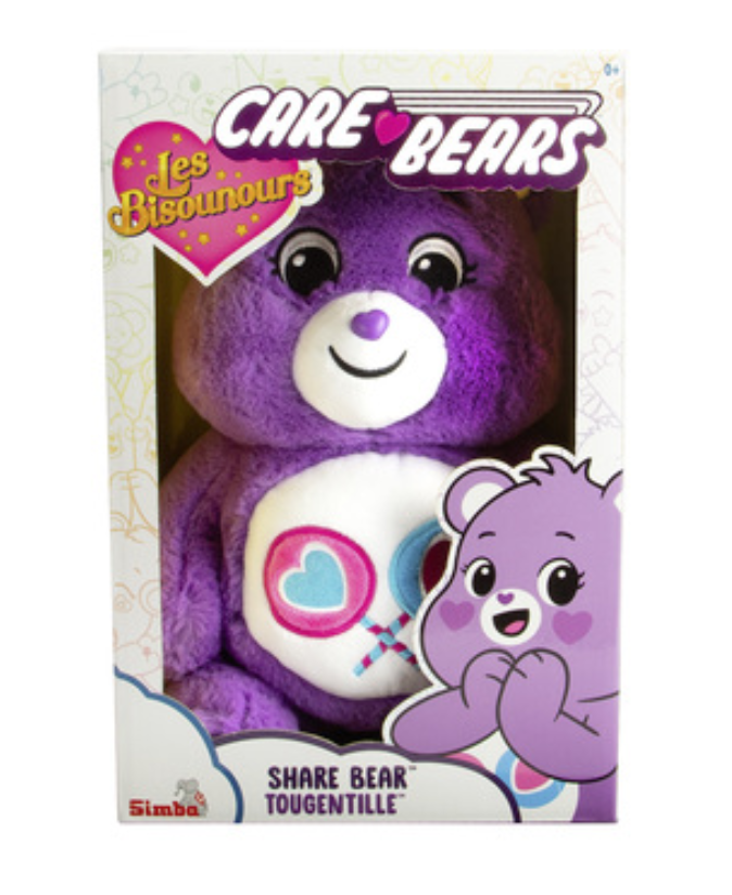 CAREBEAR - Share Bear - BOX Plush 35cm