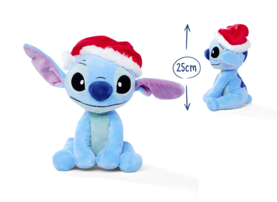 STITCH with Xmas Hat - Plush 25cm
