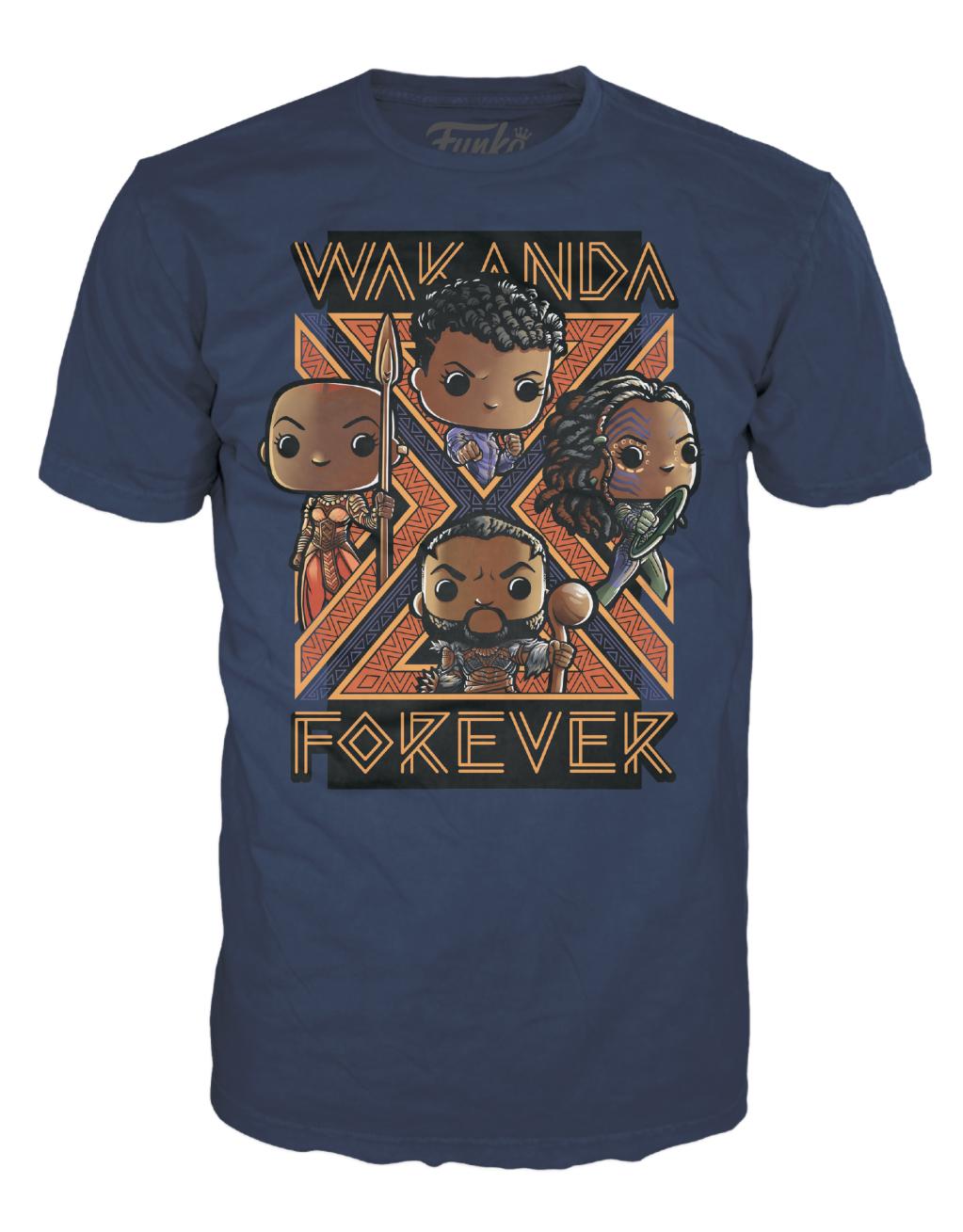 BLACK PANTHER WAKANDA FOREVER - Group - T-Shirt POP (S)