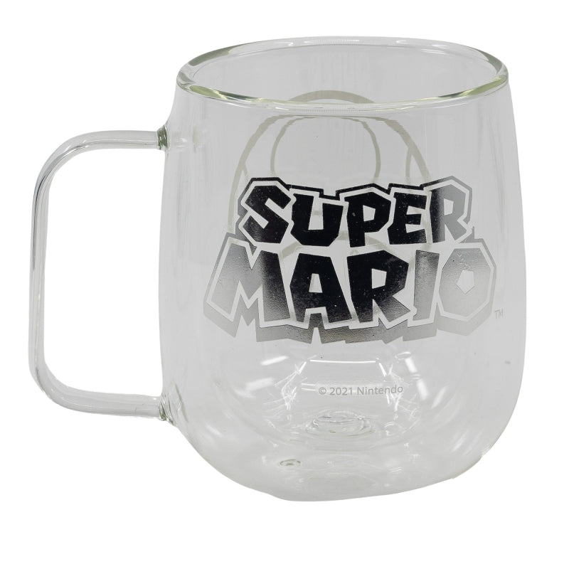 SUPER MARIO - Glass Mug - 290 ml