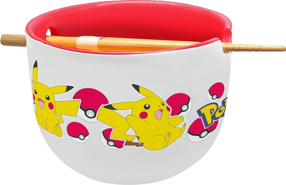 POKEMON - Pikachu - Ramen Bowl with Chopstick - 450 ml