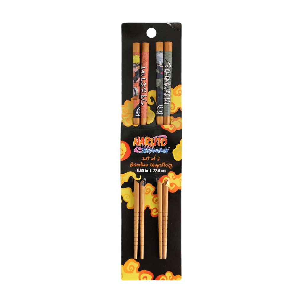 NARUTO SHIPPUDEN - Naruto & Kakashi - Set of 2 Pairs chopstick 22.5cm