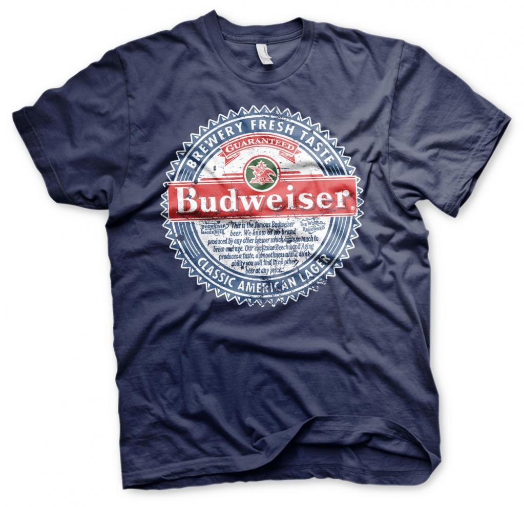 BEER - Budweiser American Lager - T-Shirt - (XL)