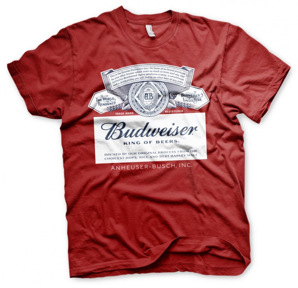 BEER - Budweiser Red Label - T-Shirt - (L)