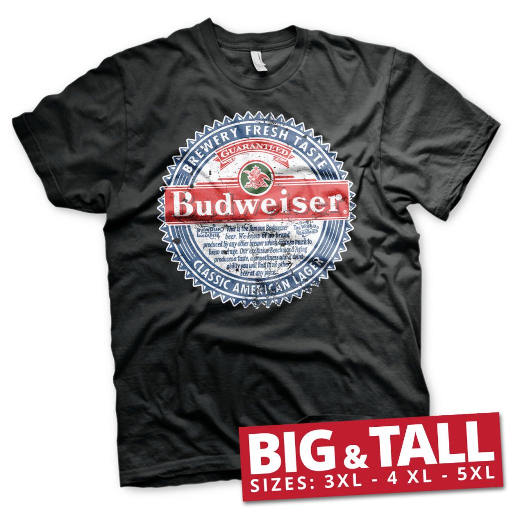 BUDWEISER - T-Shirt Big & Tall - American Lager (4XL)