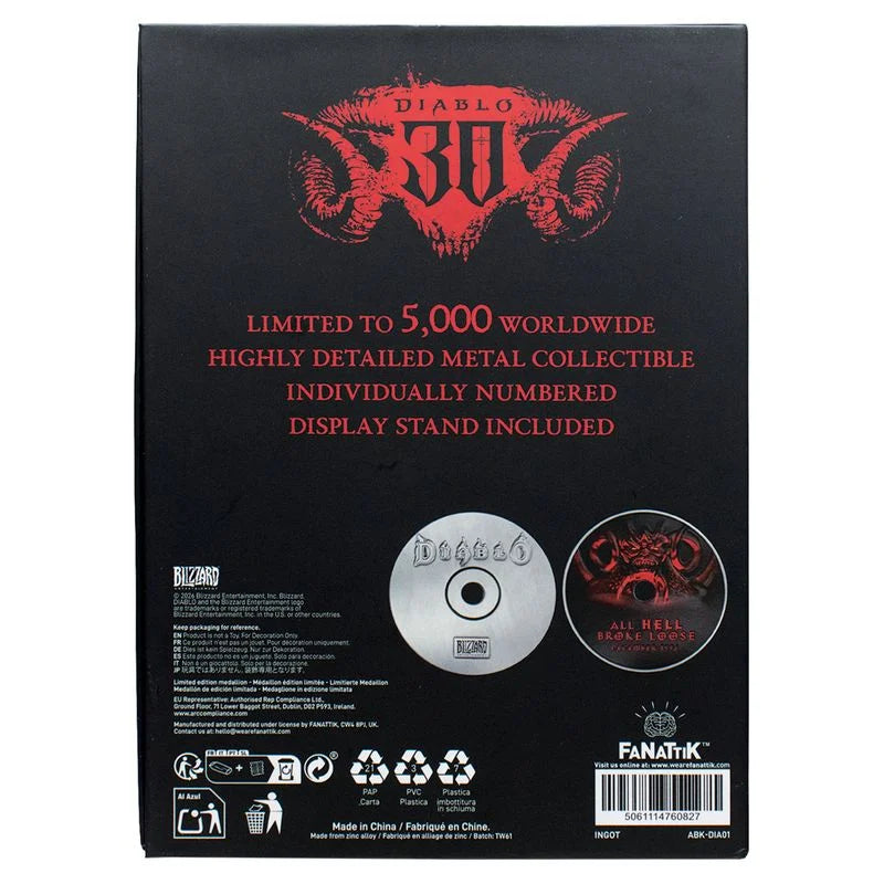DIABLO - CD-Rom "30th Anniversary" - Limited Editon Replica