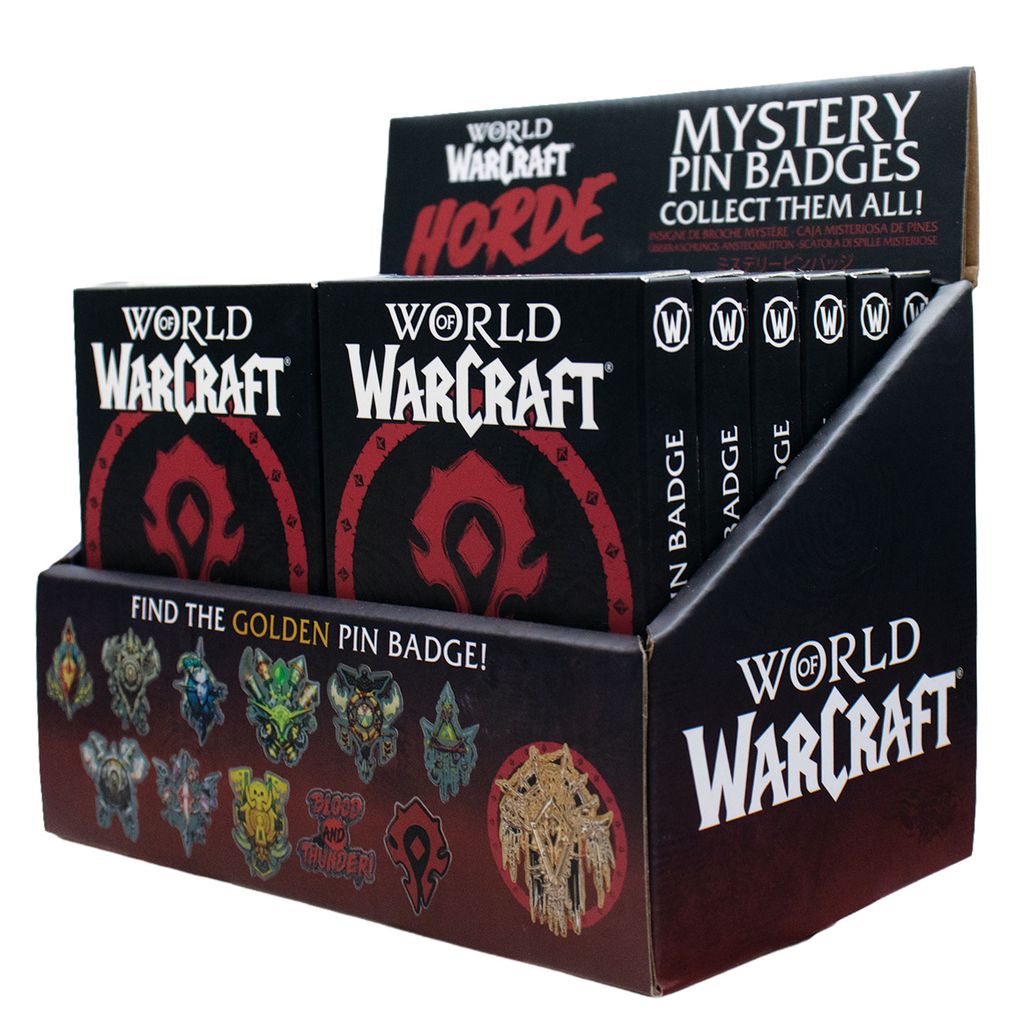 WORLD OF WARCRAFT - Horde - Mystery Box of 12 Pin Badge