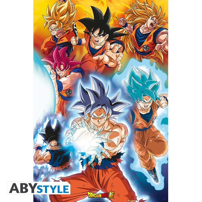 DRAGON  BALL SUPER - Transformations - Poster 91x61cm