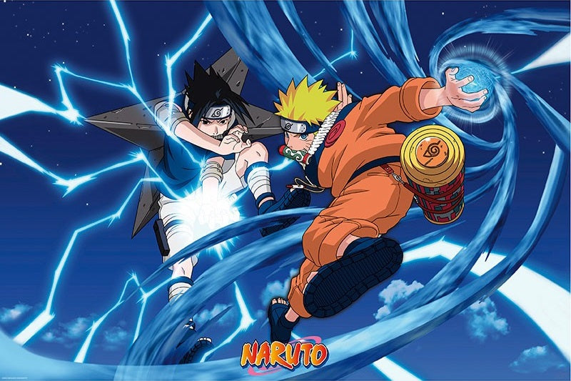 NARUTO - Naruto & Sasuke - Poster 91x61cm