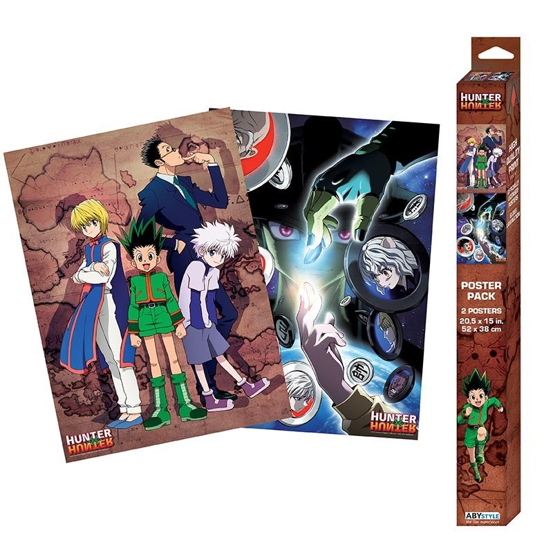 HUNTER X HUNTER - Group -  Set de 2 posters '52x38'