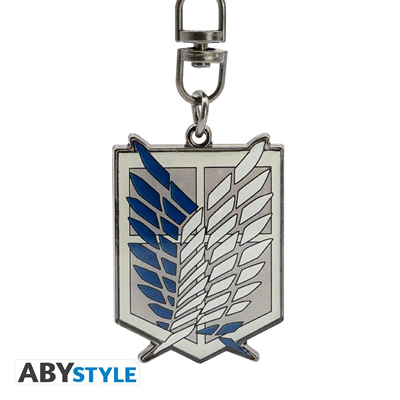 ATTACK ON TITAN - Metal Keychain - Survey Corps
