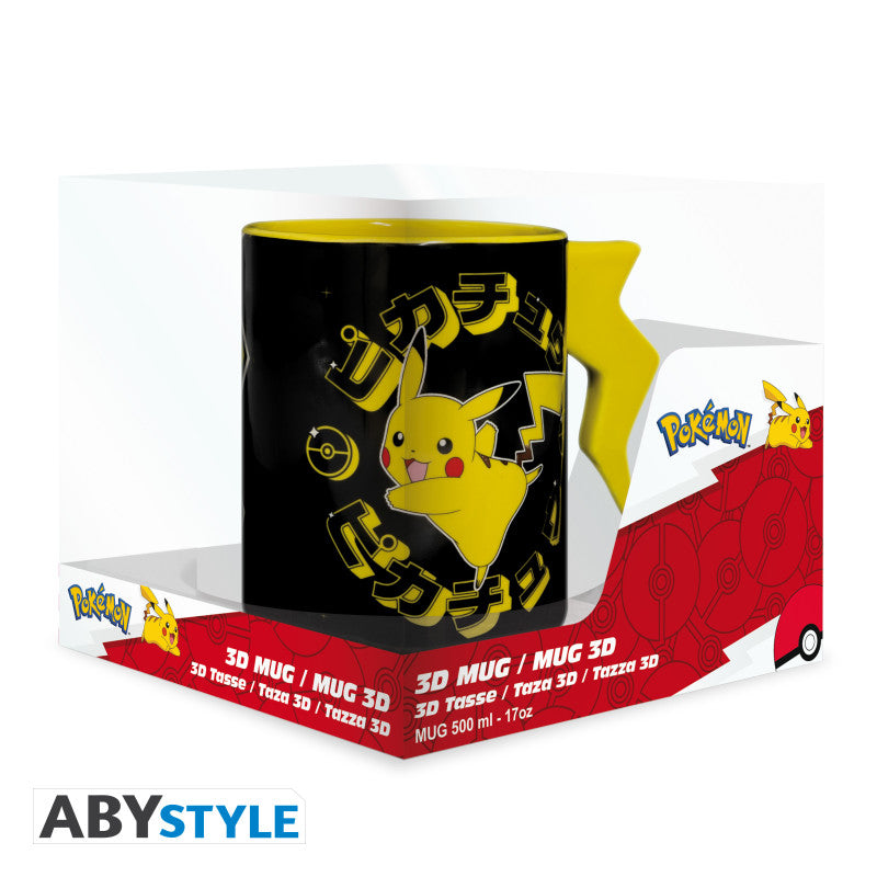 POKEMON - Pikachu Lightning bolt - 3D Mug 460ml