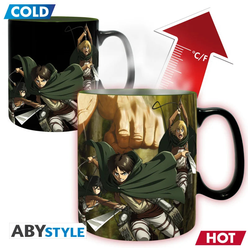 ATTACK ON TITAN - Titans - Mug Heat Change 460ml