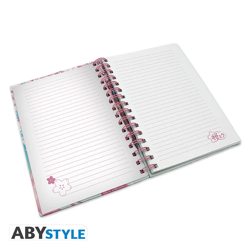 HATSUNE MIKU - Cherry blossoms - Notebook A5 Spiral