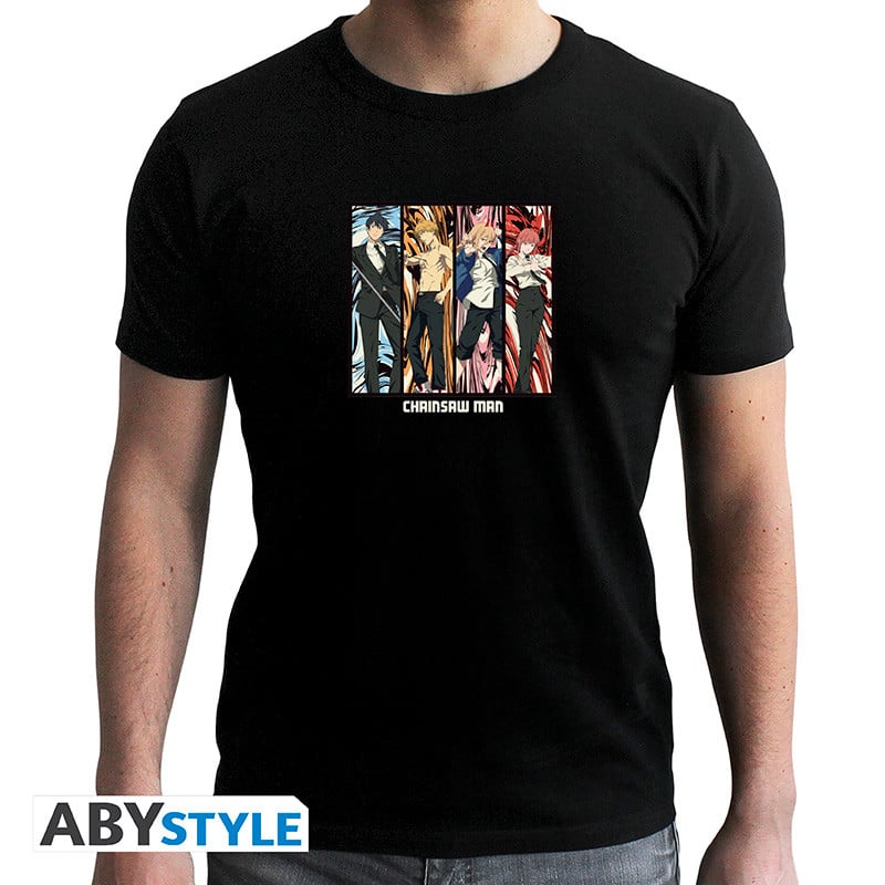 CHAINSAW MAN - T-Shirt Group Unisex black (L)