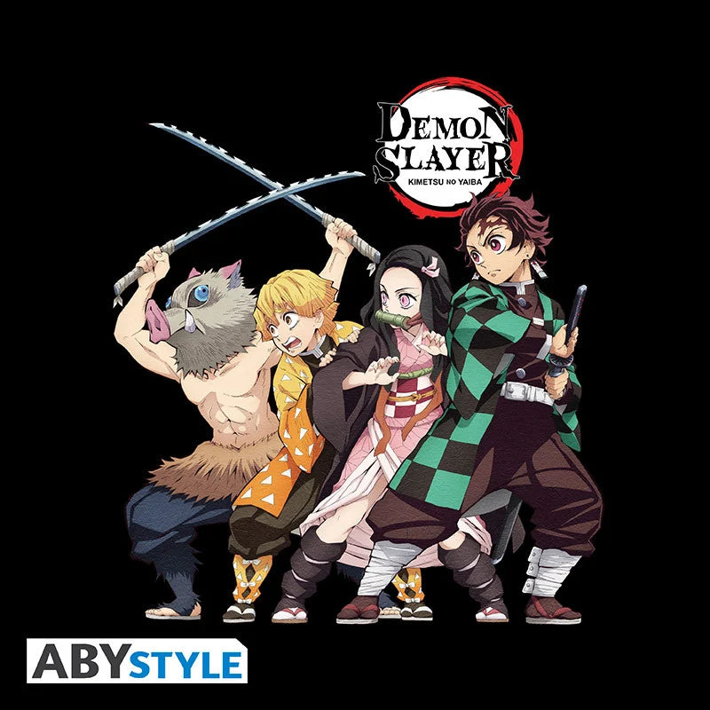 DEMON SLAYER - T-Shirt Group Unisex black (S)