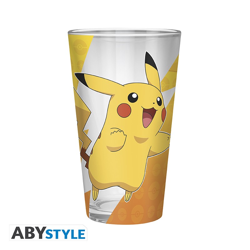 POKEMON - Pikachu "Metal Effect" - Premium XXL Glass 400ml
