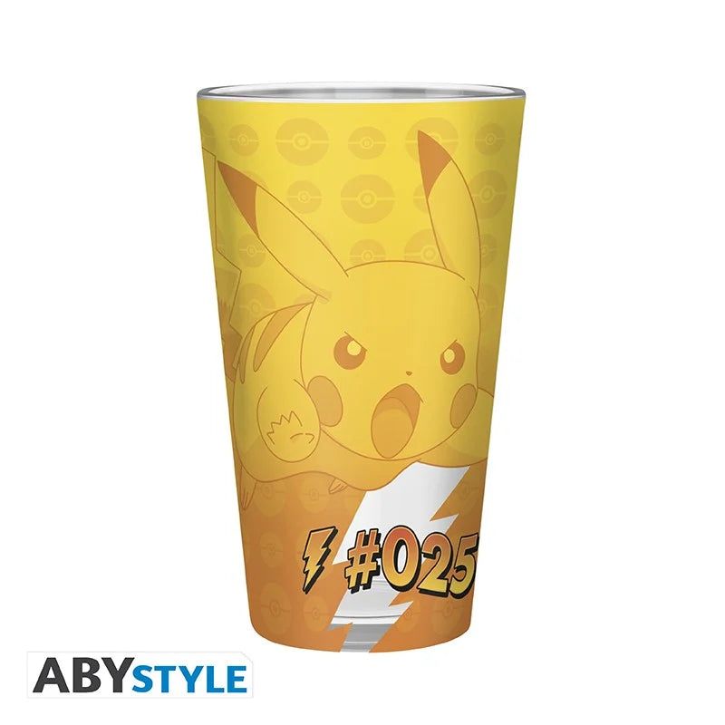 POKEMON - Pikachu "Metal Effect" - Premium XXL Glass 400ml