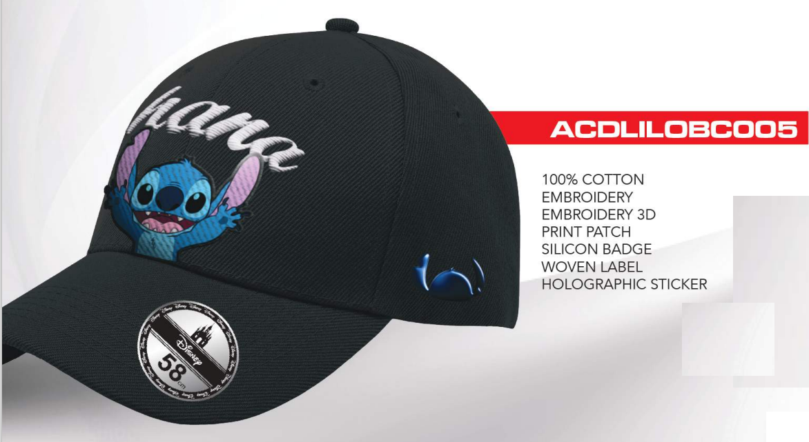 DISNEY - Stitch Ohana - Baseball Cap