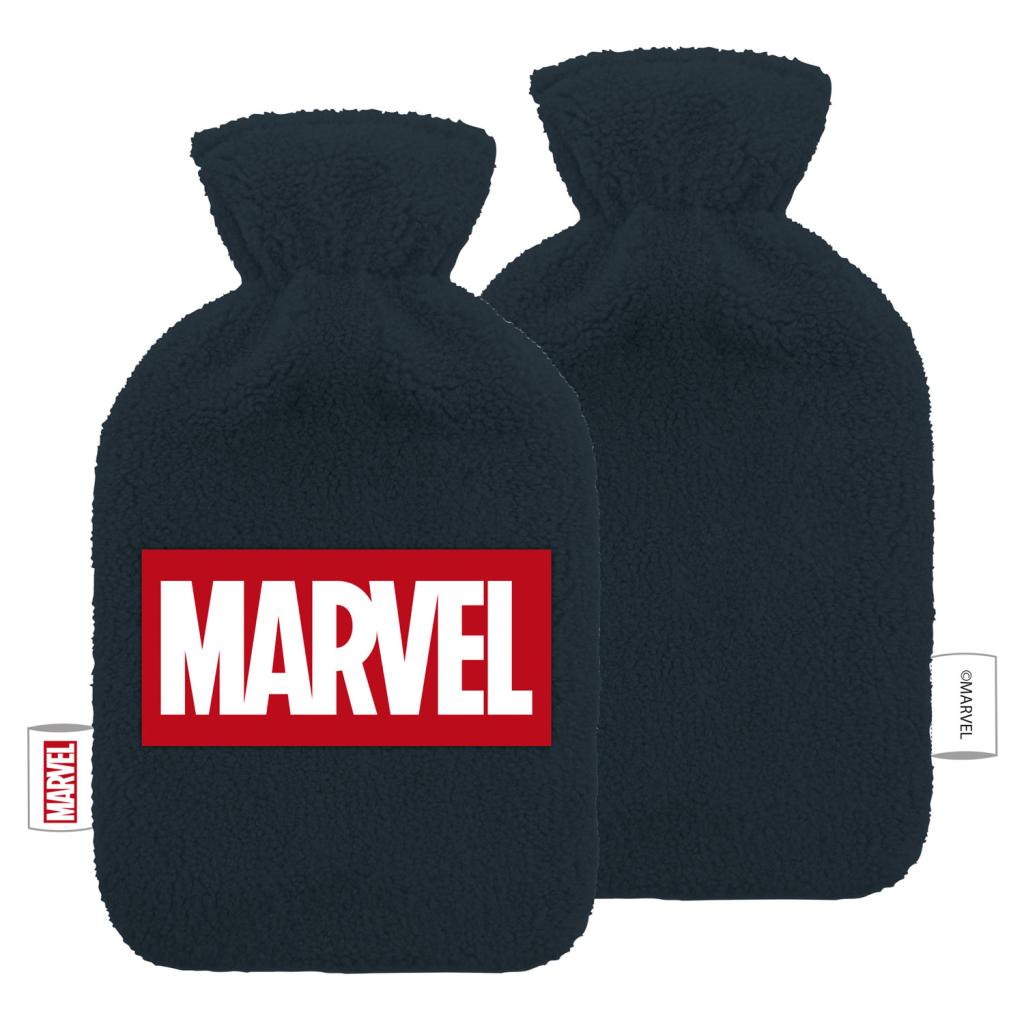 MARVEL - Logo - Plush & Embrosed Hot-Water Botlle