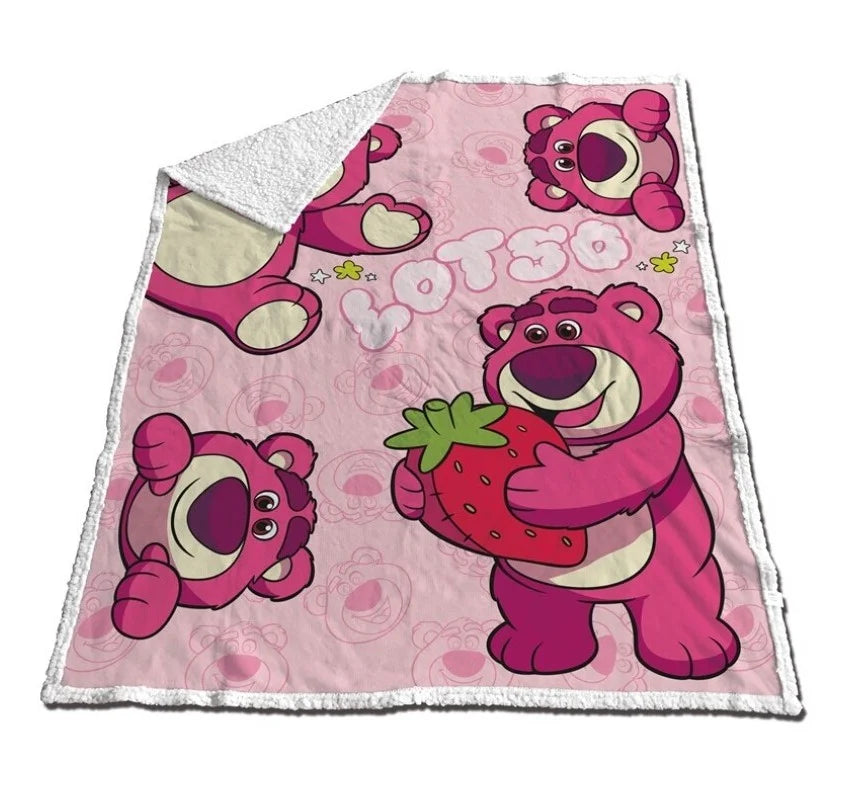 TOY STORY - Lotso - Sherpa Blanket 130x170cm