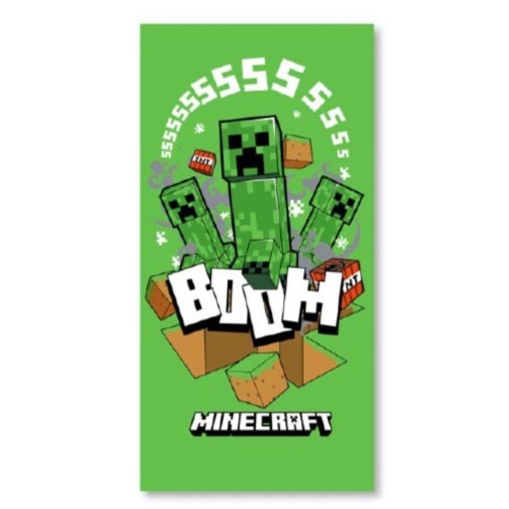 MINECRAFT - Creeper - Beach Towel 100% Polyester - 70x140cm