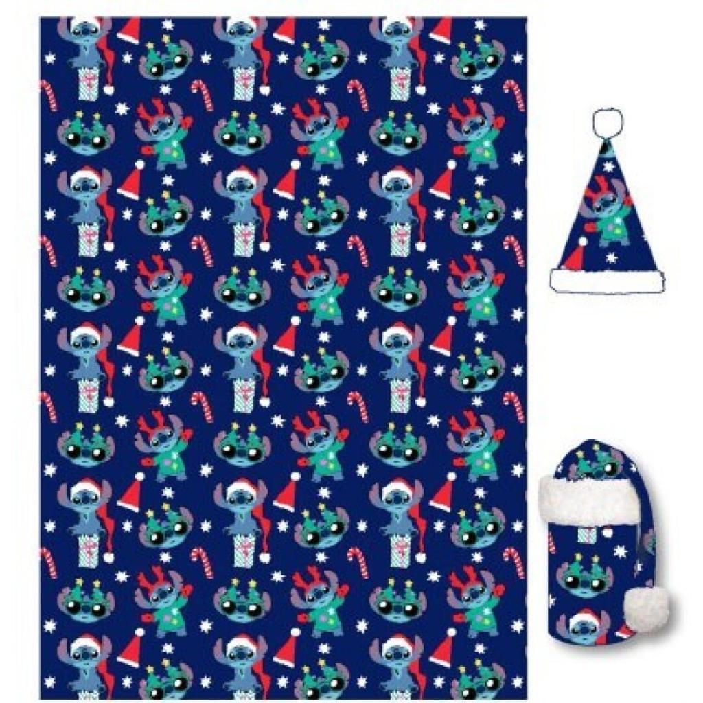 LILO & STITCH - Flanel Blanket 110x140cm + Hat - Stitch