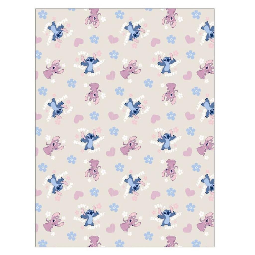 LILO & STITCH - Flanel Blanket 110x150cm - Angel & Stitch