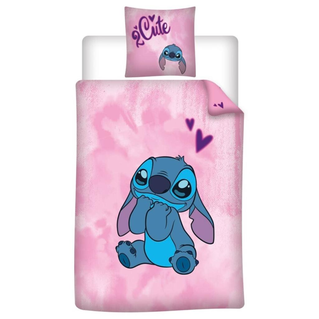 LILO & STITCH - Stitch "2 Cute" - Duvet Cover 140x200cm + 65x65cm