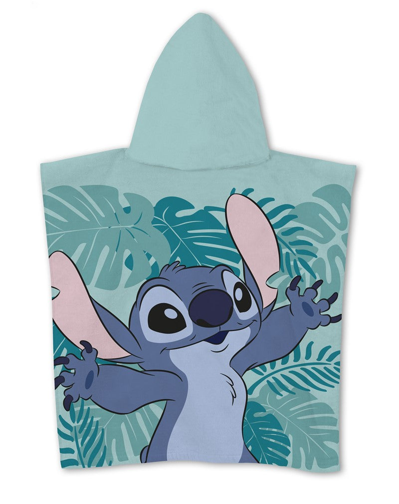 DISNEY - Stitch "Leaves" - Poncho 55x110cm
