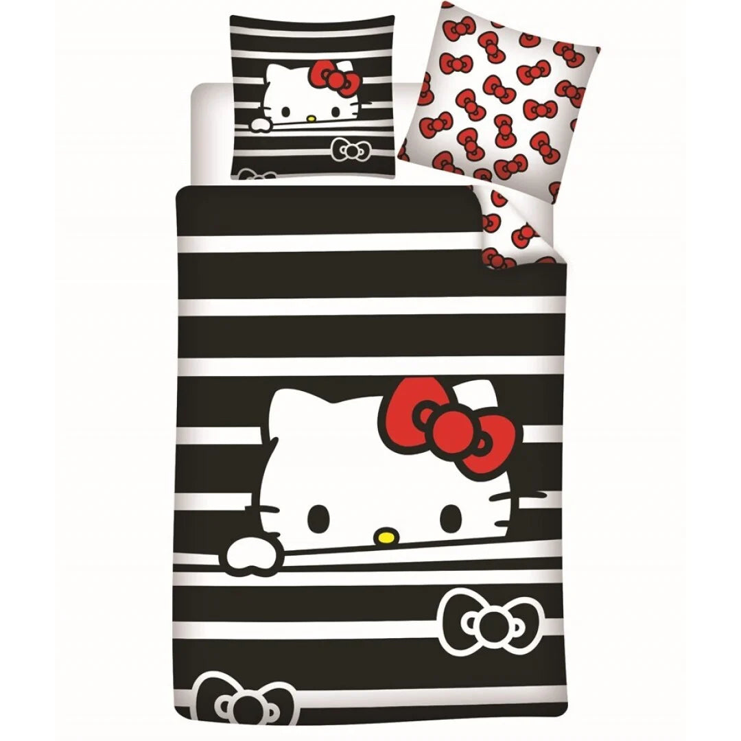 HELLO KITTY - Duvet Cover 140x200cm + 65x65cm